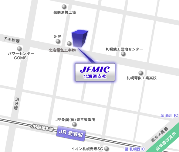 北海道支社地図