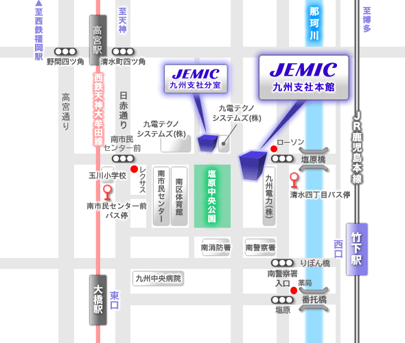 九州支社地図